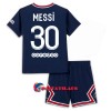 Virallinen Fanipaita + Shortsit Paris Saint-Germain Lionel Messi 30 Kotipelipaita 2021-22 - Lasten